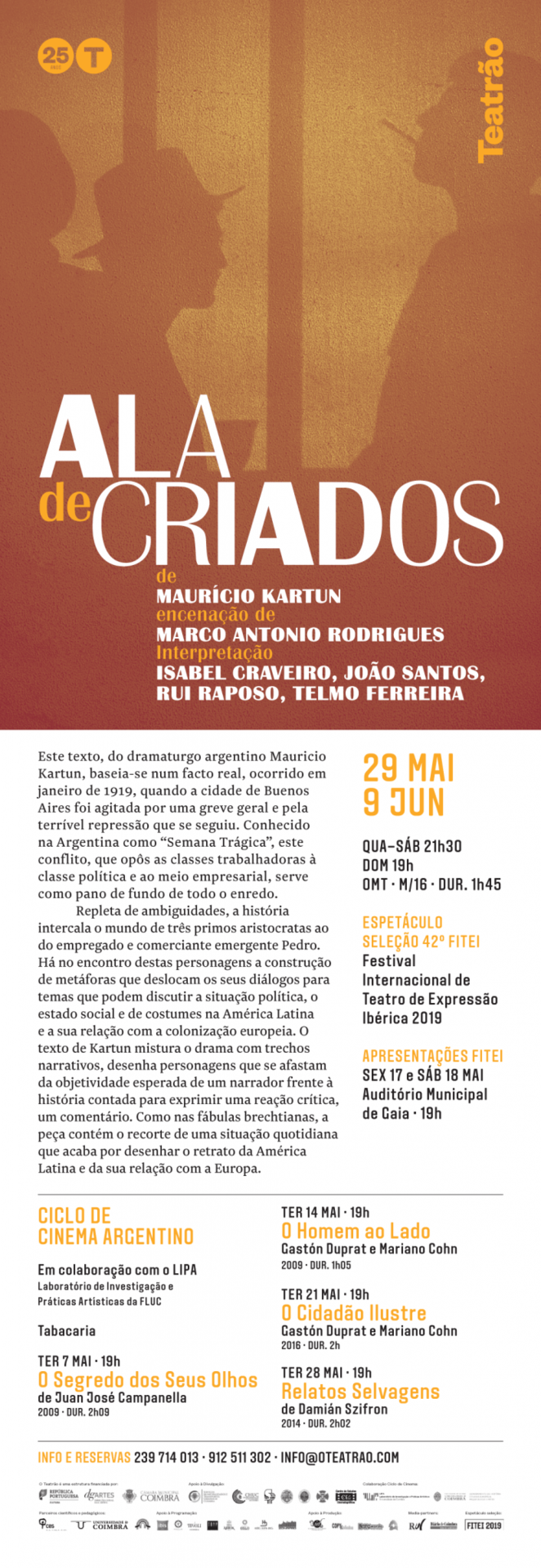 Ciclo “Novo Cinema Argentino” no Teatrão